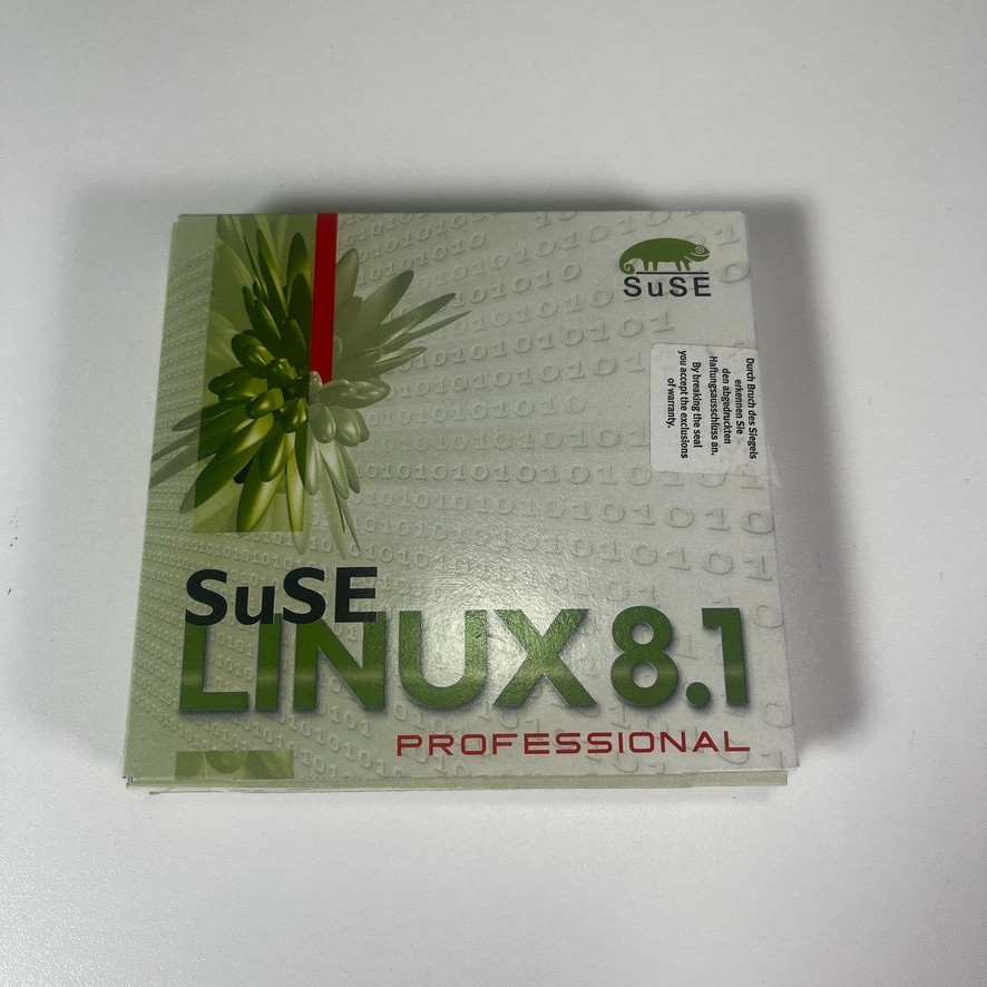 SuSE Linux 8.1 Professional Edition (CD-ROM, 2001) Big Box Vintage Software