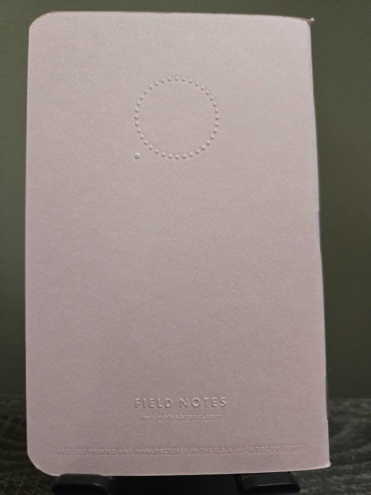 Field Notes x Point Oh! - Rare Pink Single Memo Notebook - Single