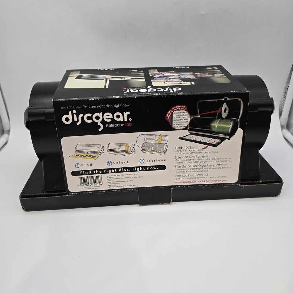 Discgear CD DVD Storage Organizer