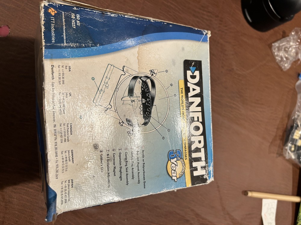 marine boat compass Danforth corsair