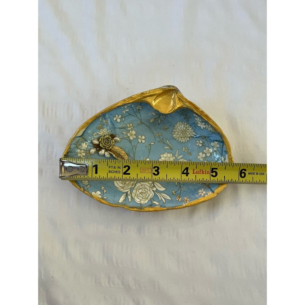 Seashell Ring dish/trinket holder OOAK Handmade