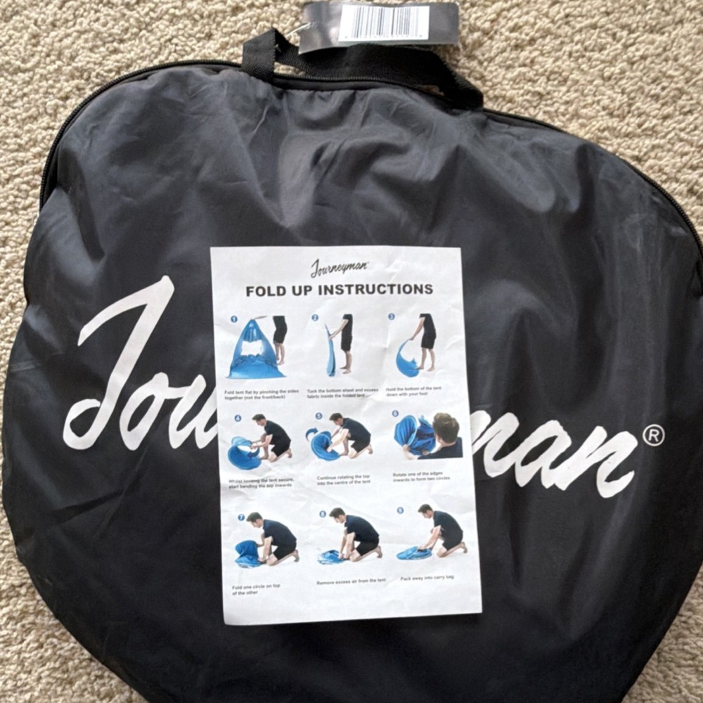 Journeyman Black Fabric Percussion Bag with Carry Handle