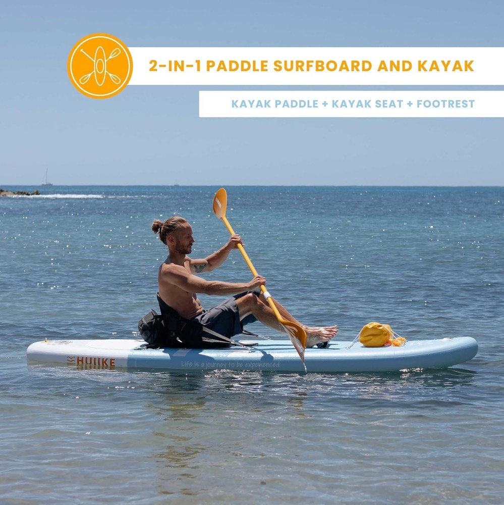 Complete Inflatable Paddle Board Package: 10' x 33