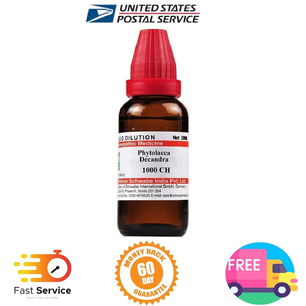 Willmar Schwabe Homeopathy Phytolacca Decandra  (30 ML) (Select Potency)