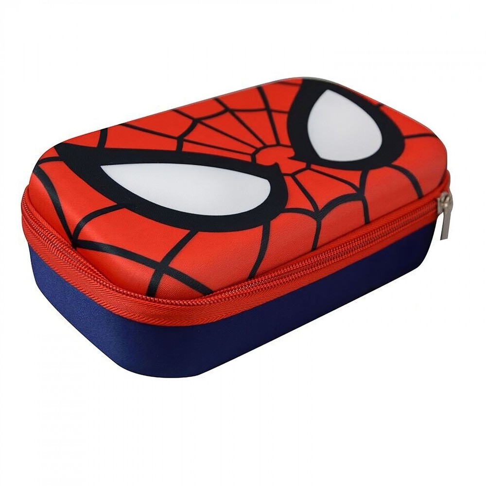 Spider-Man Mask EVA Pencil Case Red