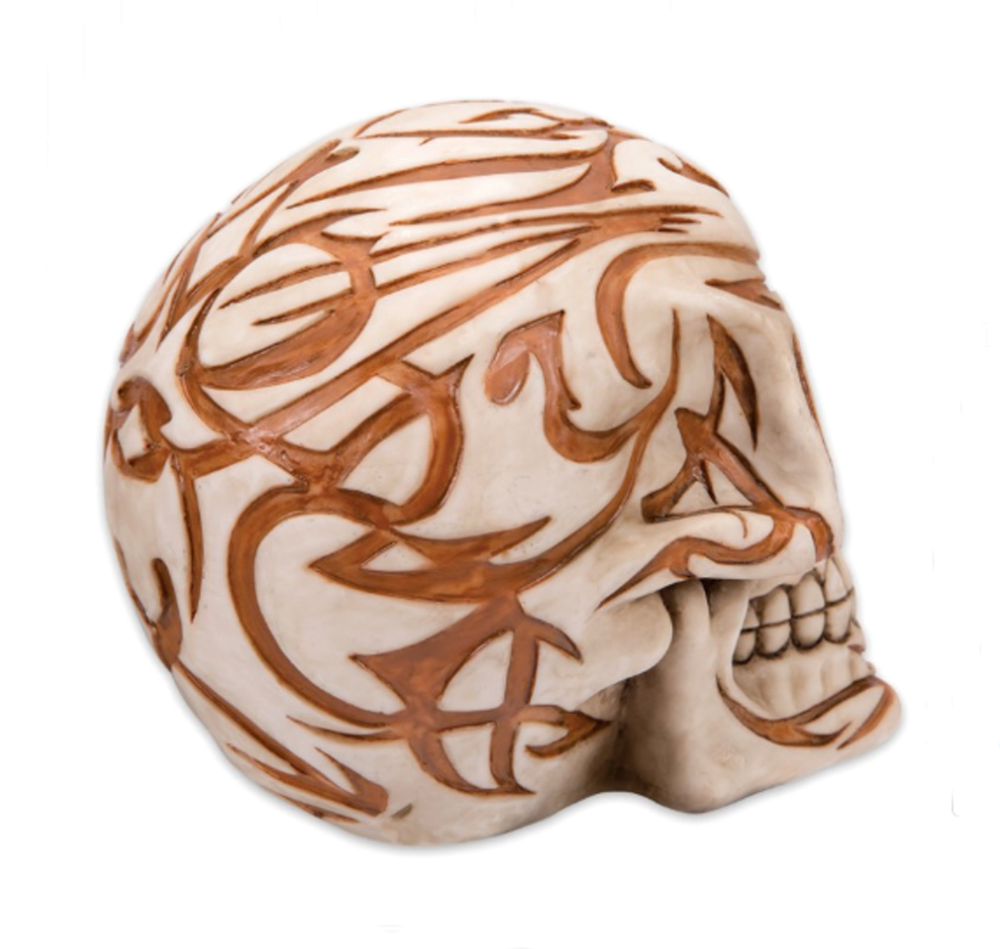 Skull Tribal Bones Tattoo