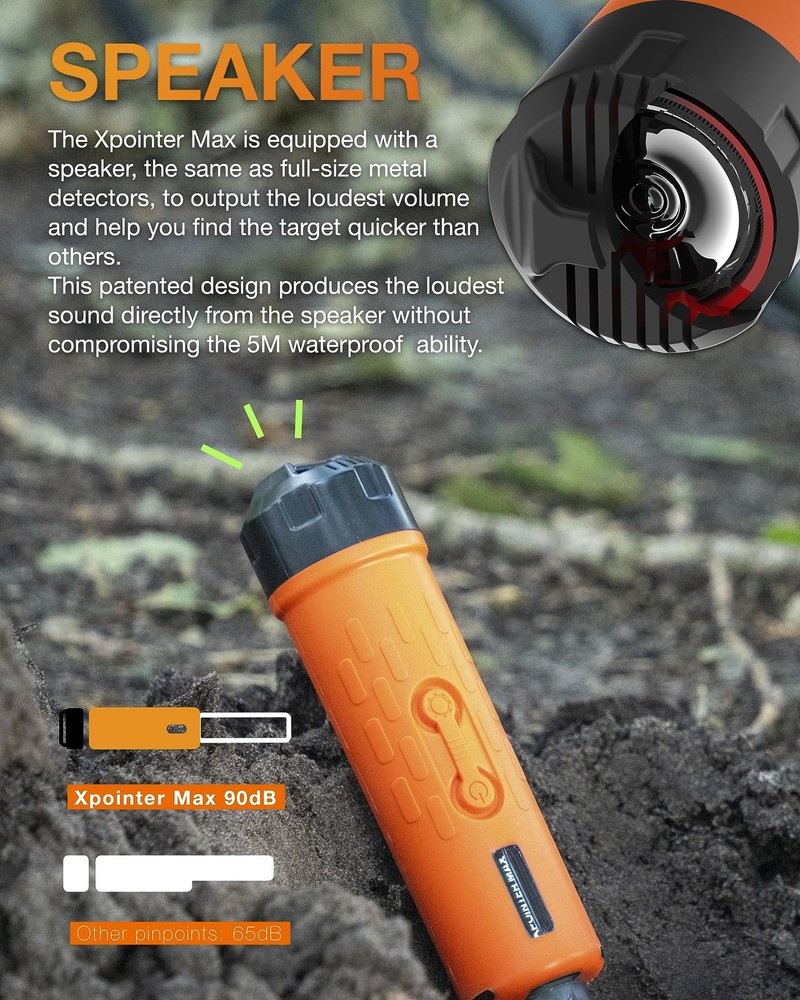 New Xpointer Max with Magic Holster pinpointer discrimating pinpointer Waterp...