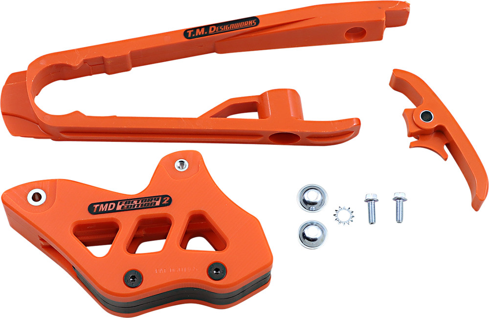 TM Design Works Chain Guide and Slider Orange DCK-KT4-OR