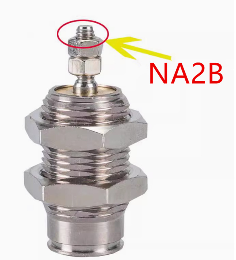 New 1pc NA2B 6*5-B  Needle type piston rod external thread cylinder
