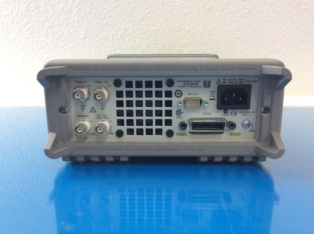 Agilent Keysight 33250A 80 MHz Function Arbitrary Waveform Generator