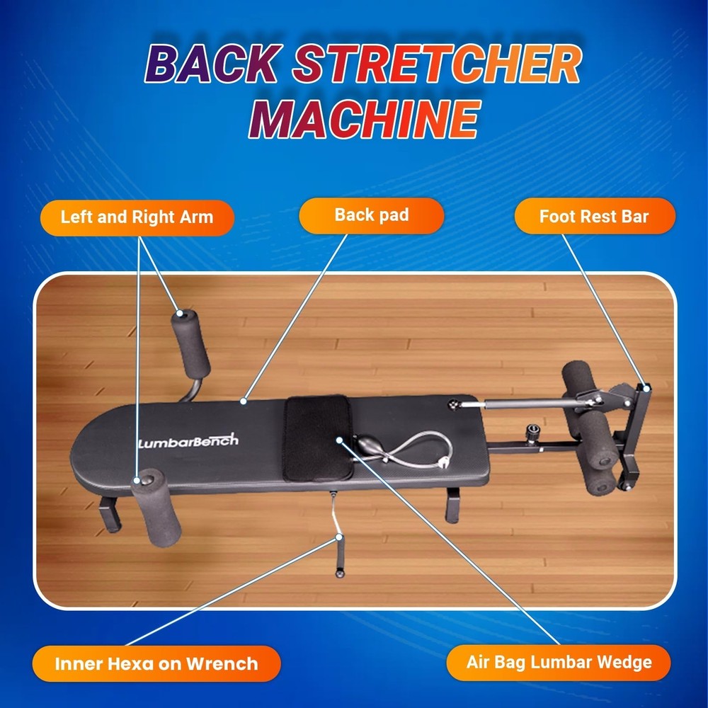 Lumbar Decompression Table By Lumbar Bench - Horizontal Inversion Table for L...