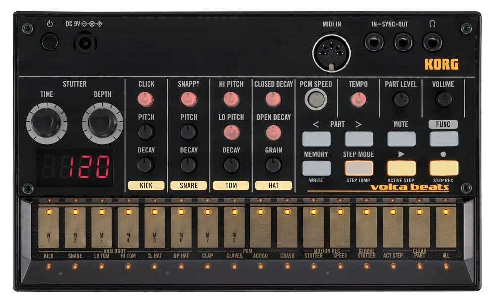 Korg Volca Beats Analog Rhythm Machine POWER KIT