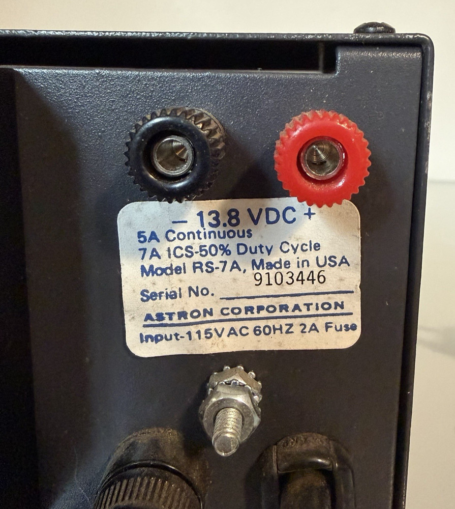 Astron RS-7A Power Supply, Tested, Works