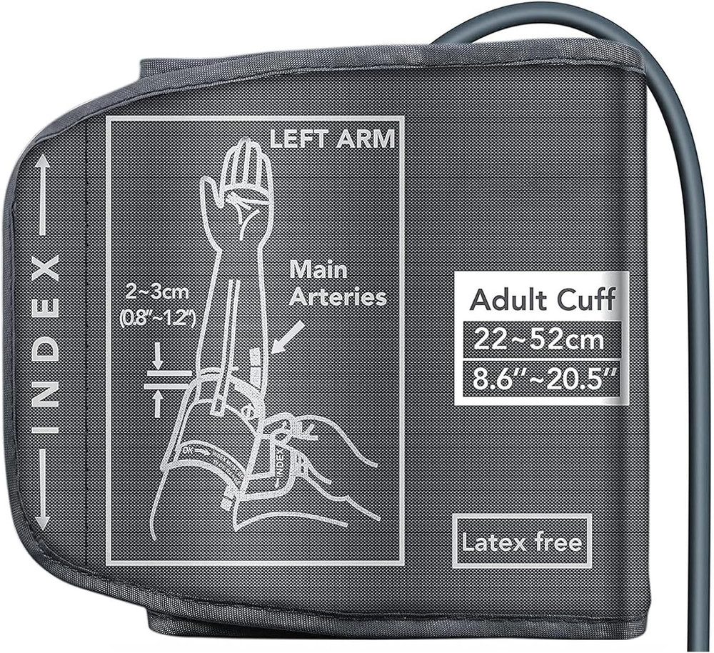 Replacement Extra Large Cuff for Omron BP Monitors 22-52CM Big Arm - Adjustable