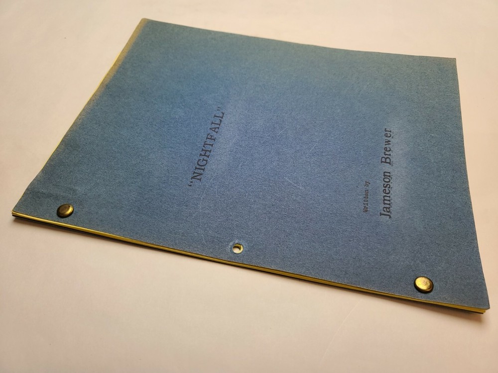 NIGHTFALL / Jameson Brewer 1960's Unproduced TV Script SYNOPSIS