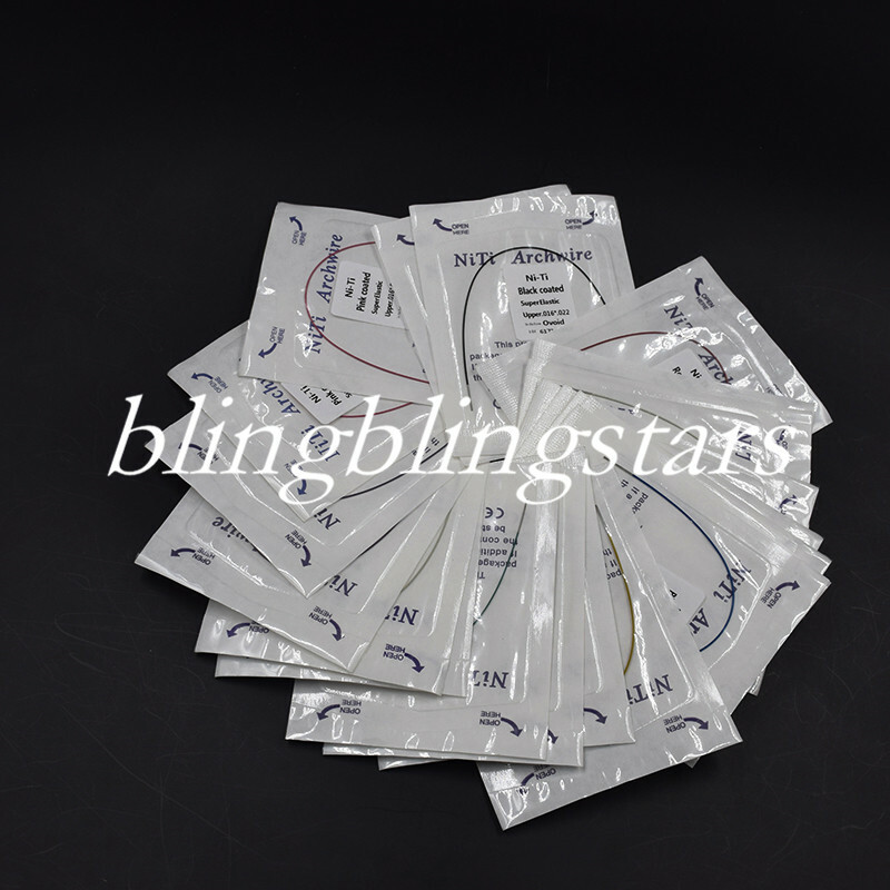 Dental Orthodontic Niti Color Rectangular Arch Wire Supper Elastic Teeth Wire