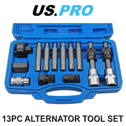 US PRO 13pc Alternator Tool Set Kit 5559