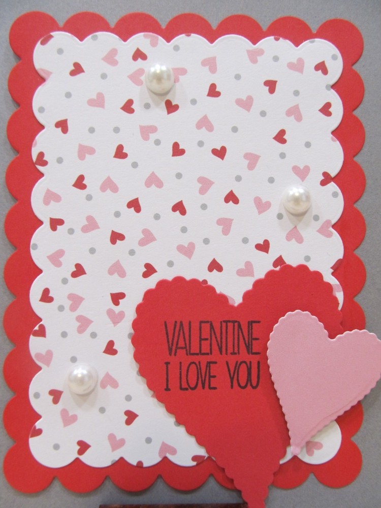 Handmade Happy Valentine’s Day Card