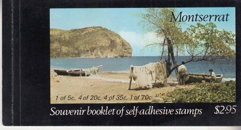 Montserrat: Self-Adhesive Stamps, complete booklet,
