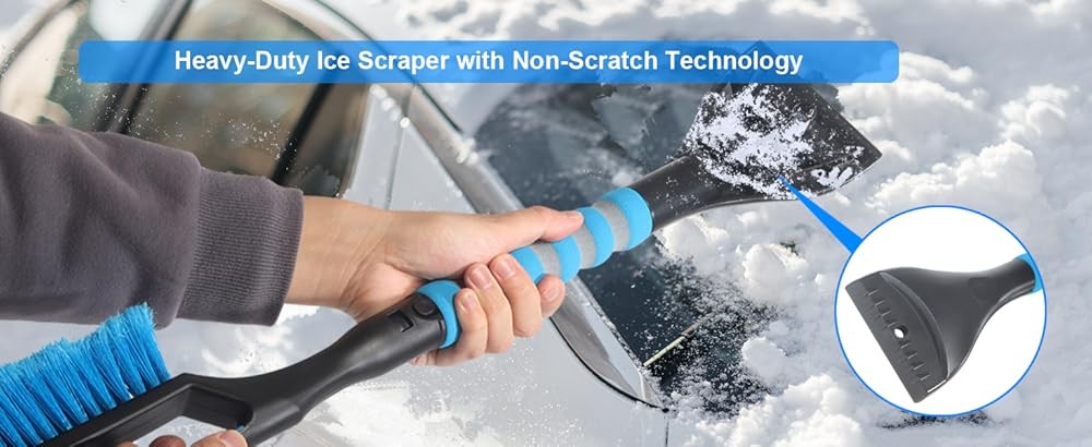and Ice Scraper for Car Windshield, Window Scraper Deicer for