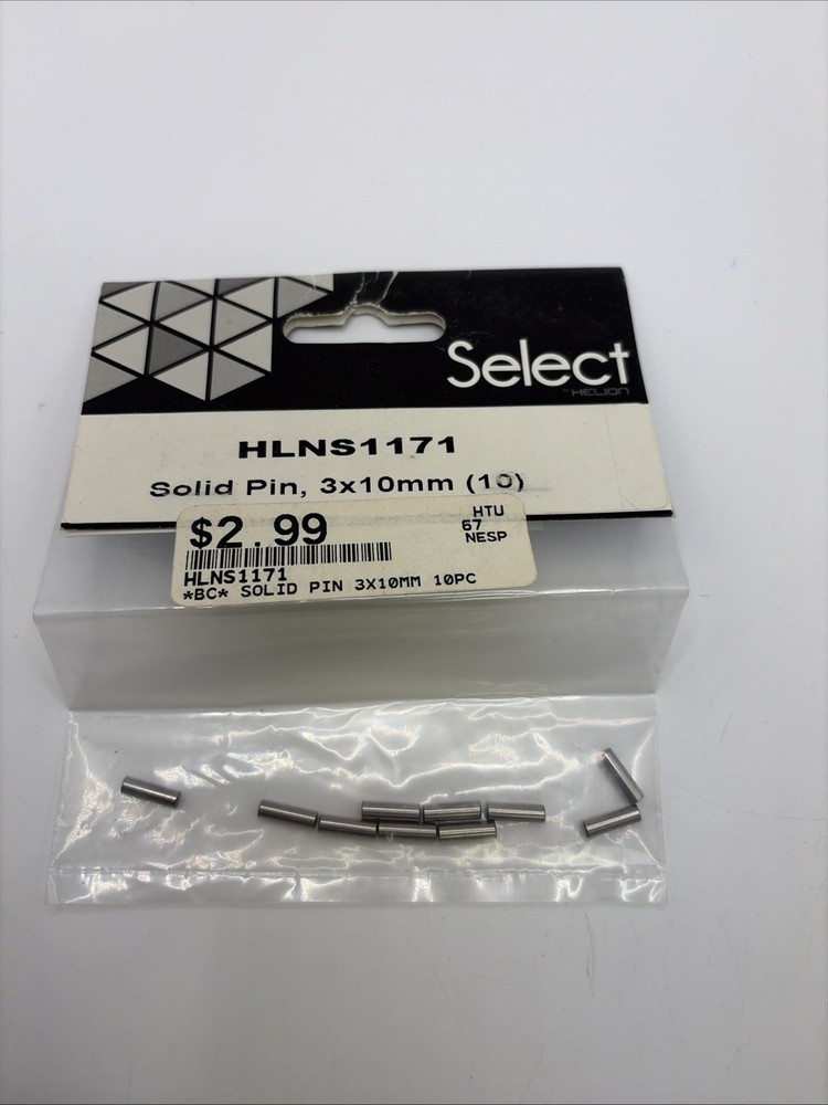 HELION HLNS1171 SOLID PIN / 3 X 10MM X 10PC. B32