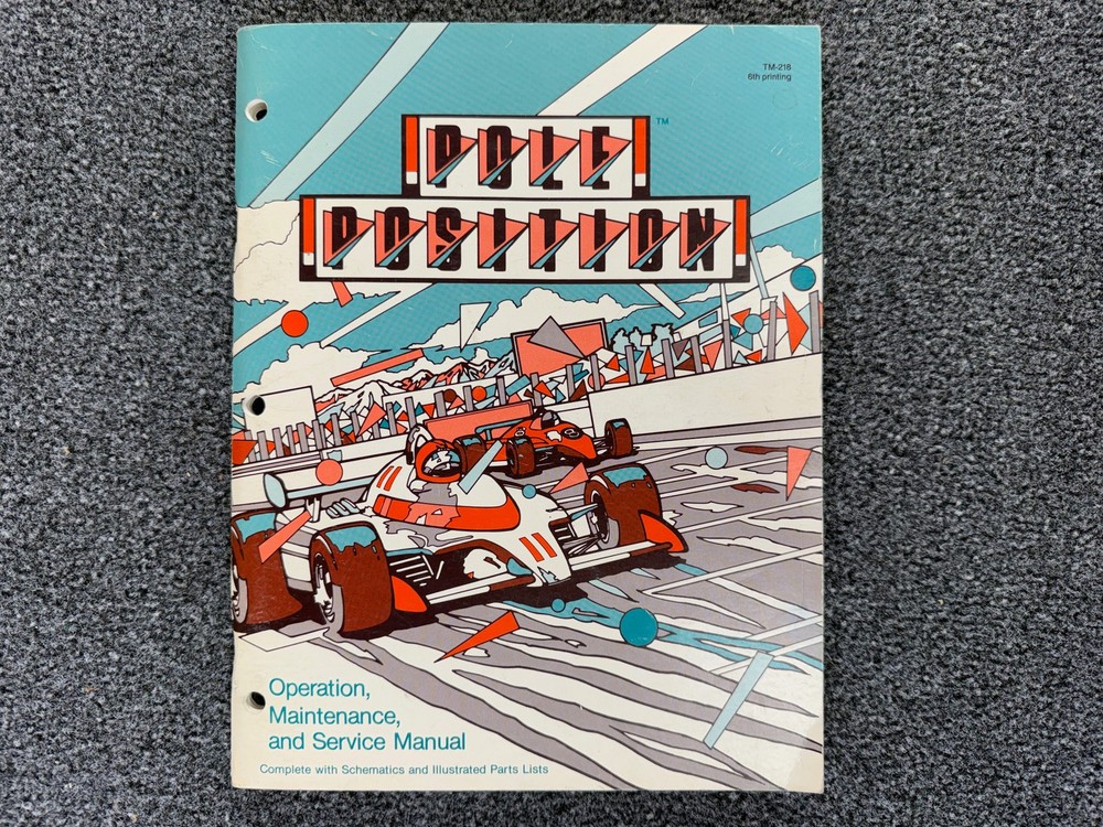 Atari Pole Position Arcade Video Game Manual Schematics ORIGINAL