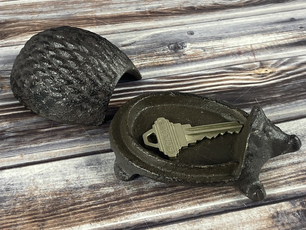 Cast Iron Hedge Hog - Hide-A-Key - Garden Hideaways