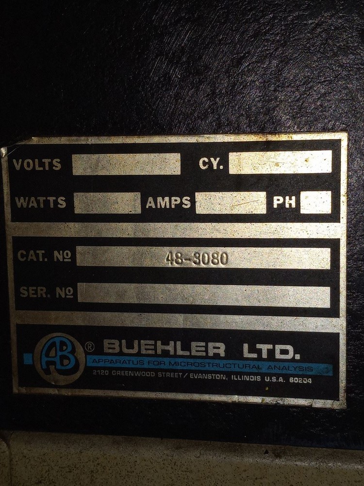 Buehler Tech-Met Cabinet