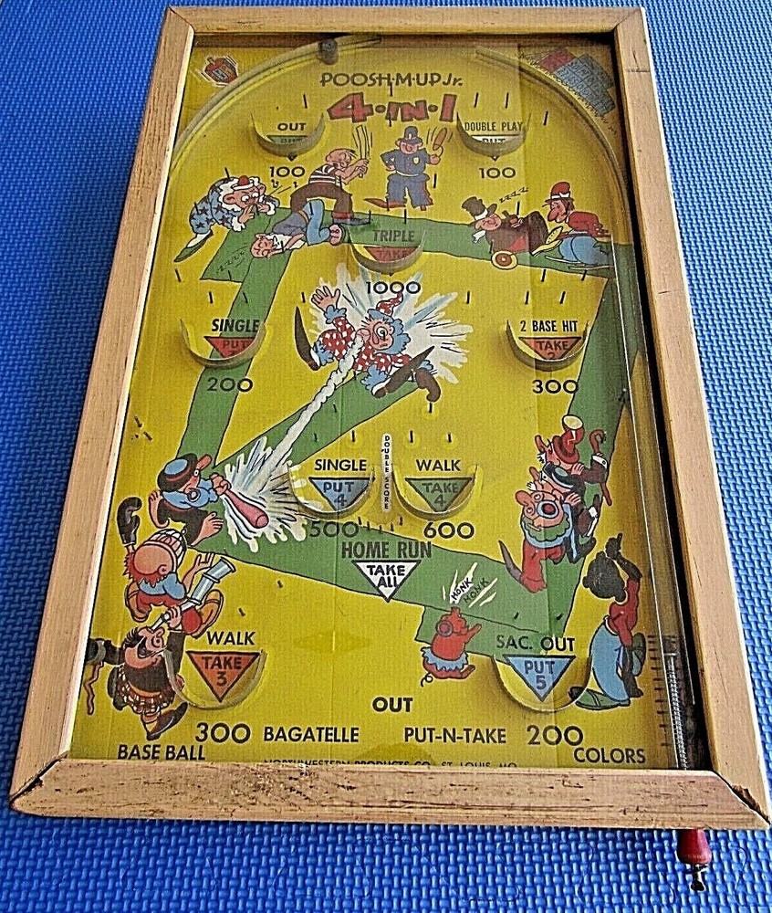 POOSH - M- UP Jr.  PINBALL Complete Original !