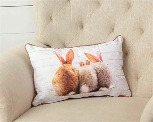 Audrey's. Easter, Decorative Pillow, BUNNIES, Double Sided