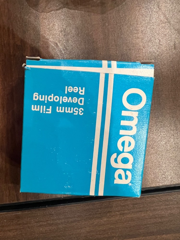 Omega 35mm film developing reel in box
