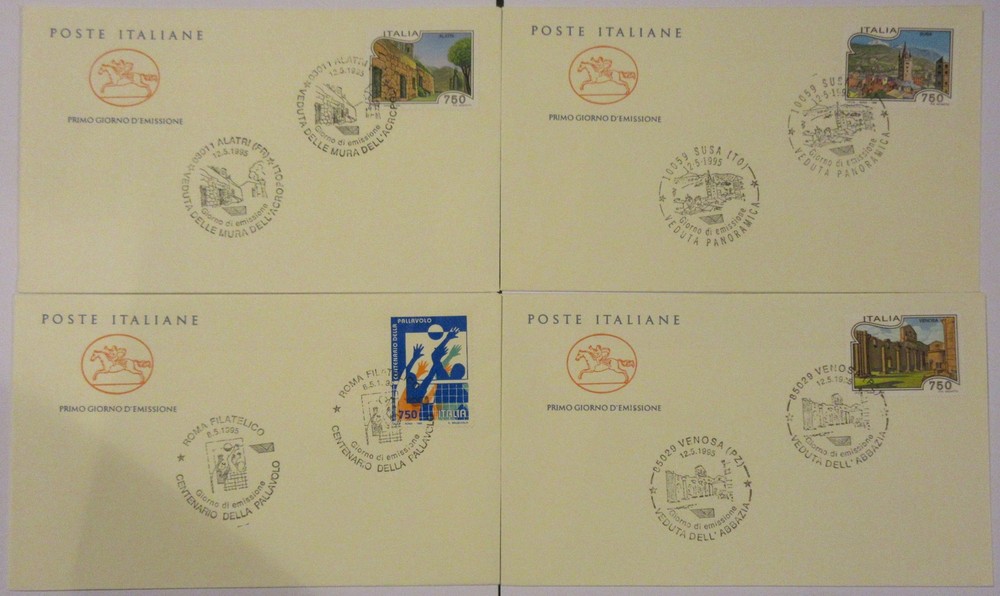 1995 Annata completa FDC Cavallino