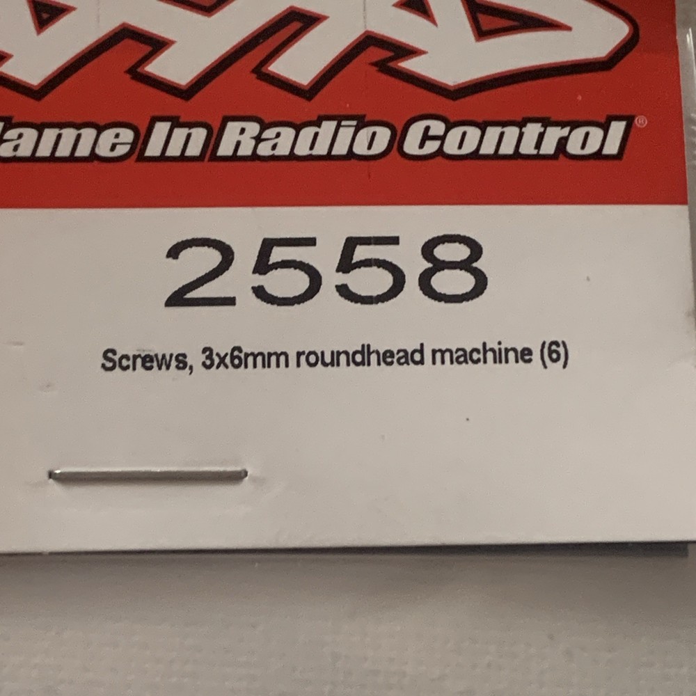 Traxxas Roundhead Screws 2558 NEW