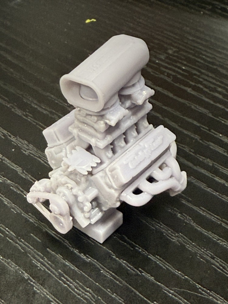 1/25 Ford Windsor Tunnel Ram Engine 12k 3D Printed