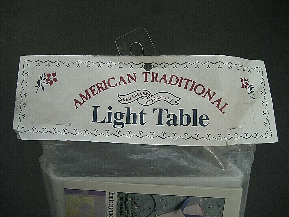 American Traditional Stencils Embossing Light Table LB-1 New