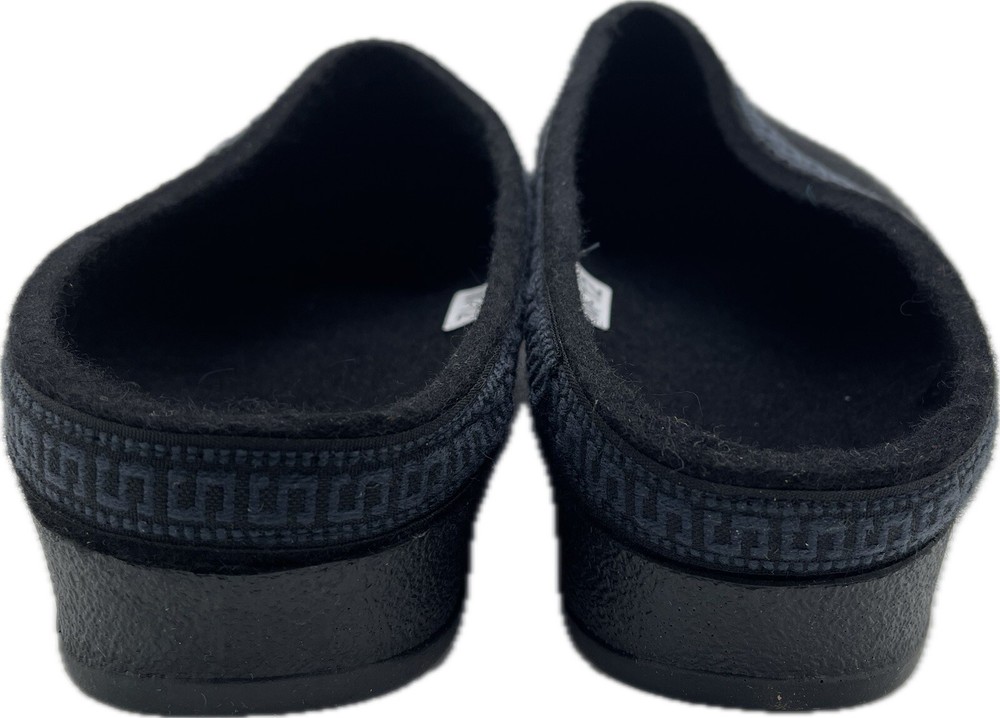 Stegmann Mens Wool Clogs Poly Sole Black Size 12