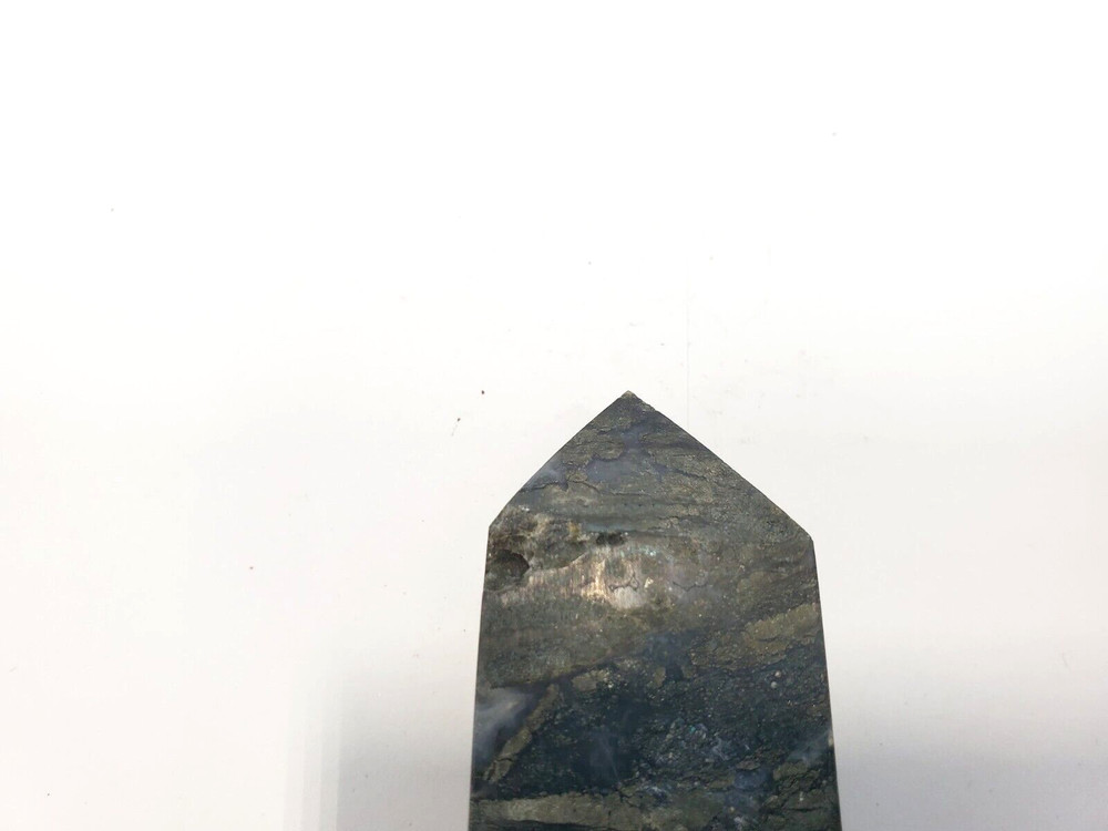 Moss Agate Tower 4" x 1.25"