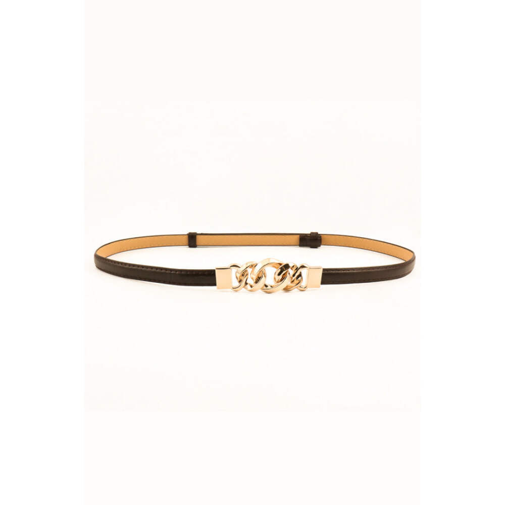 PU Skinny Belt