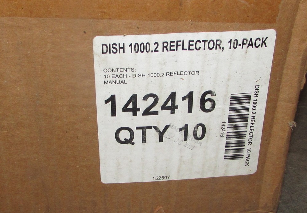 Dish Network 1000.2 Dish Eastern & Western Arc Antenna Reflector only, Grey