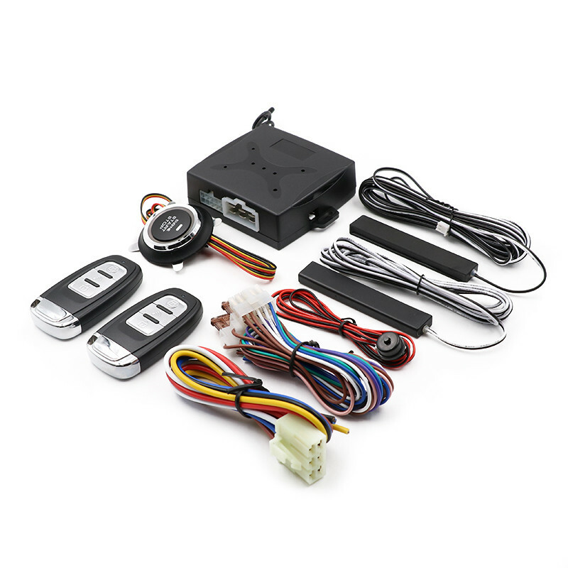 Car Switch Keyless Entry Engine Alarm Push Button Remote Starter Stop System