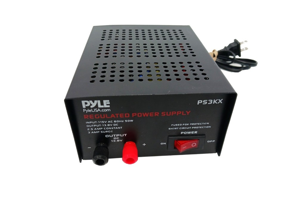 Pyle PS3KX 3 Amp Linear Regulated Bench Power Supply - WORKS