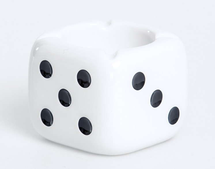 STUSSY CERAMIC DICE ASHTRAY