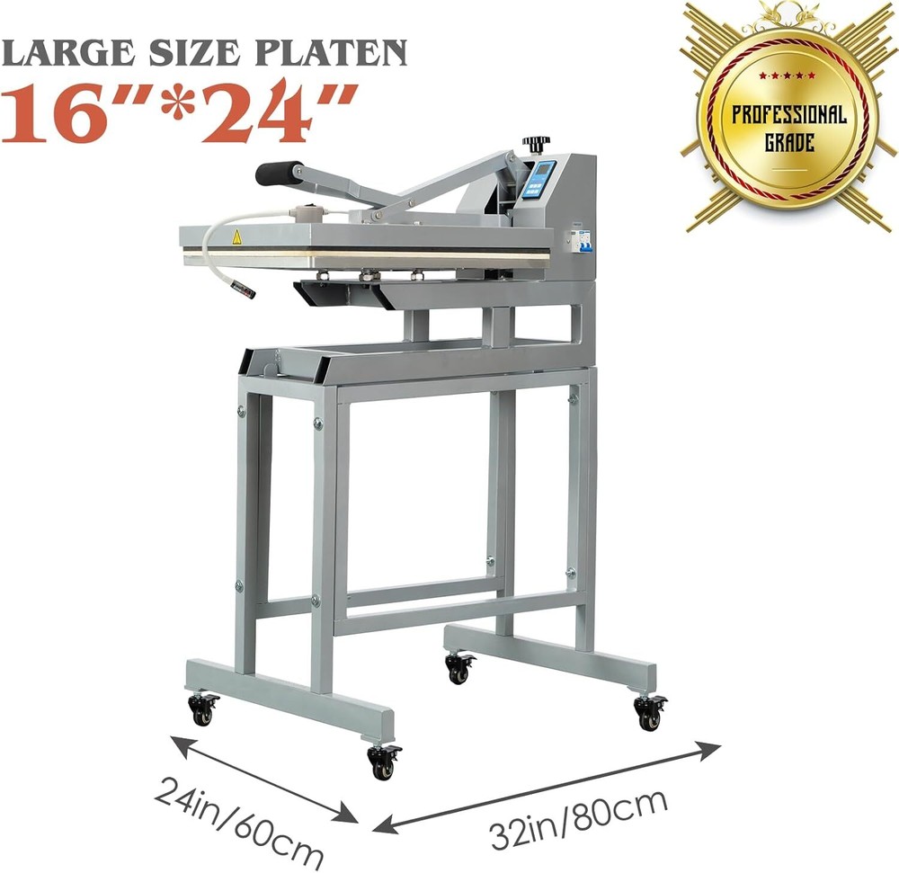 Heat Press Machine 16 x 24 Sublimation Printer Transfer w/ Infrared Positioning
