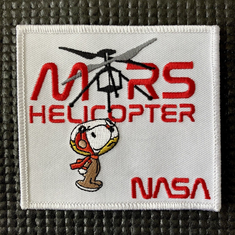 NASA JPL - PERSEVERANCE MARS 2020 HELICOPTER INGENUITY - SPACE PATCH - 3.5”