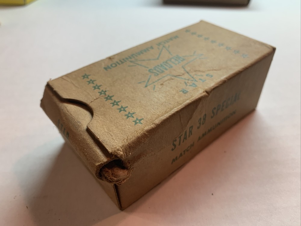star reloads box 38 special empty 1960s