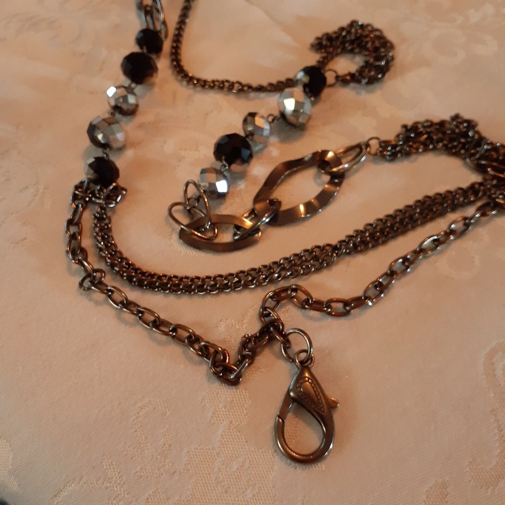 Beading And Chain ID Holder 24" Long