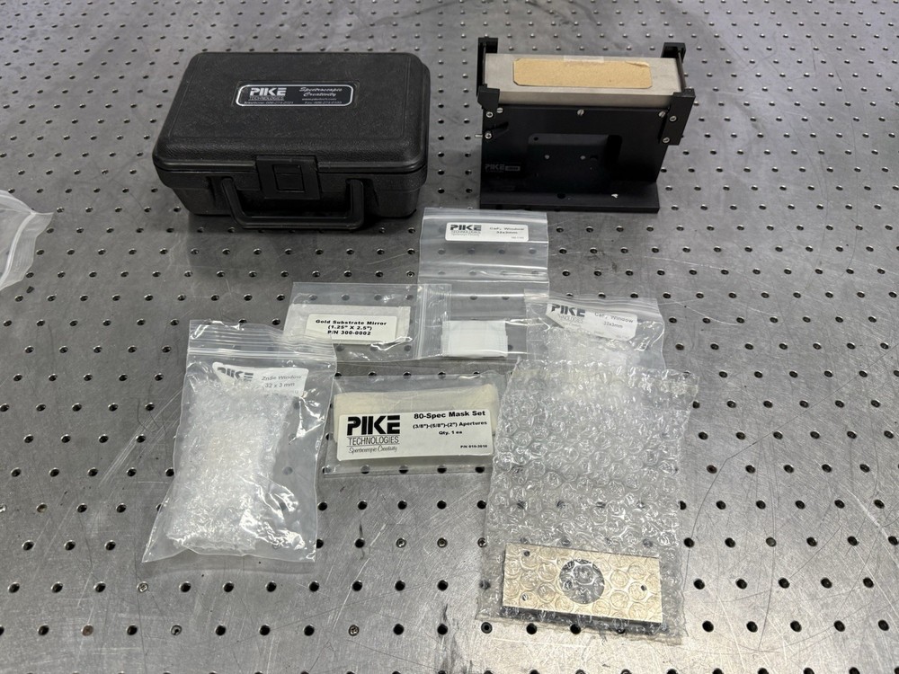 PIKE FTIR Optics Set – ZnSe/CaF₂ Windows, Gold Mirror, Holders