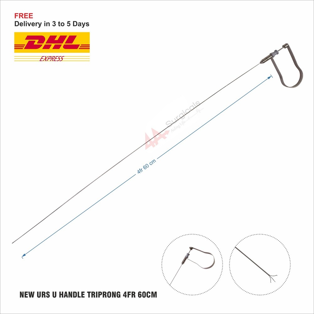 4A New URS U Handle Triprong 4Fr 60cm