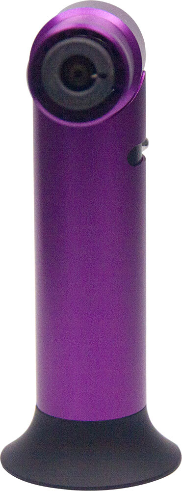 Jet Butane Torch Lighter Safety Lock & Adjustable Flame Refillable Purple