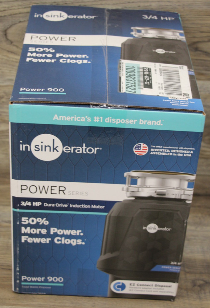 NEW InSinkErator Power Series 900 3/4 HP Garbage Disposal Continuous Feed